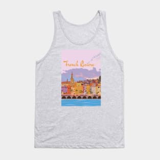 The French Riviera Travel Poster Tank Top